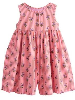 NEXT Pink Floral Stripe Toddler romper